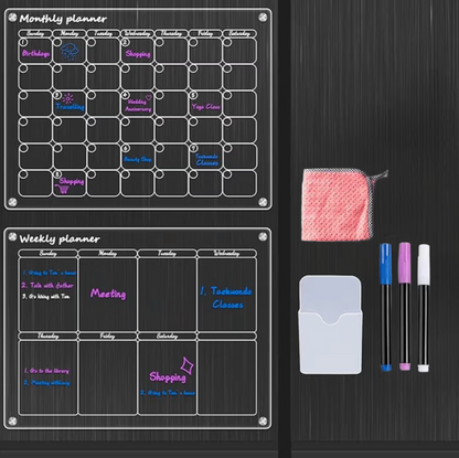 TaskTonic™ - Magneetkalender van Acrylglas